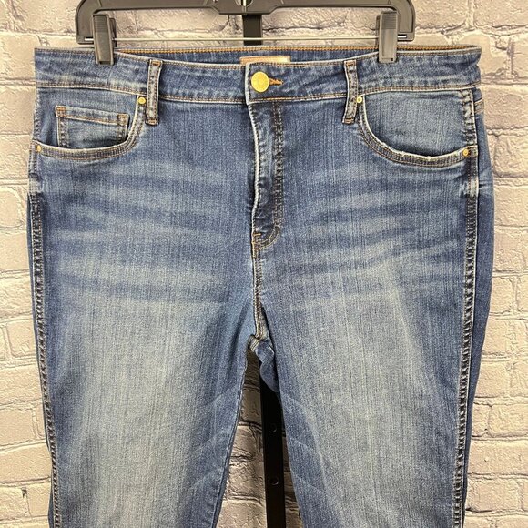 Kut From The Kloth Diana Fab Ab Skinny High Rise Jeans Size 16 Blue - Picture 3 of 9